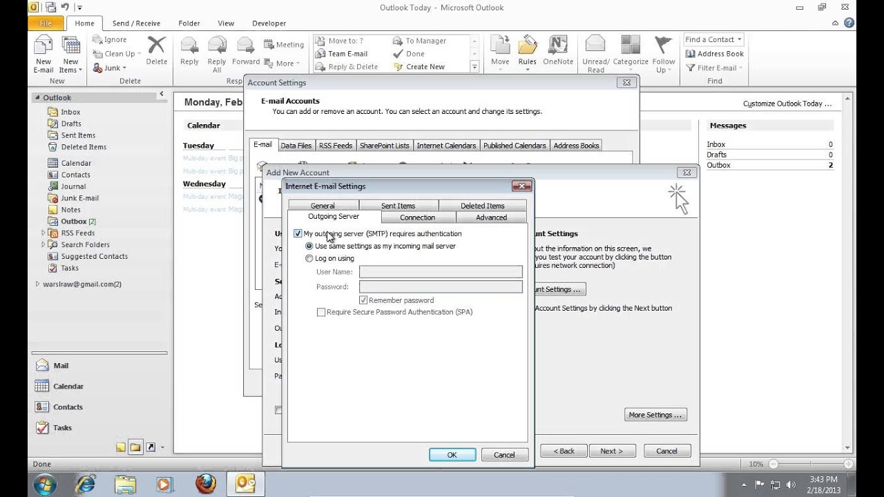 How to Create a New Outlook 2010 Profile