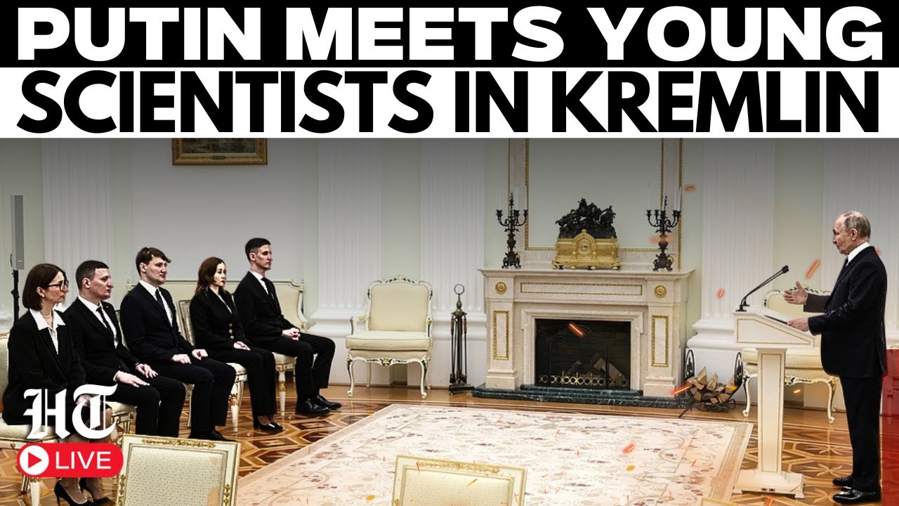 Putin LIVE: Russia President Vladimir Putin Meets Young Scientists in the Kremlin | Putin News
