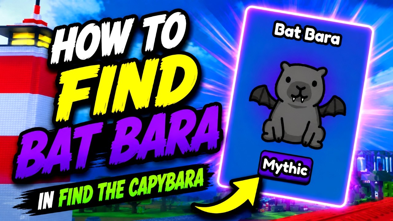 How To Find BAT BARA in FIND THE CAPYBARA [ROBLOX] [Guide] [New Update]
