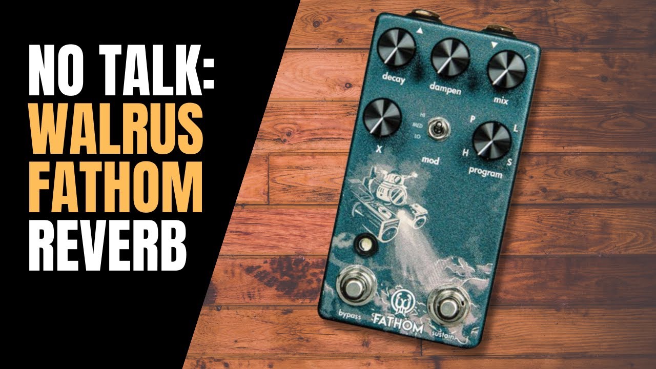 Walrus Audio Fathom Reverb | Reverb Demo | No Talk
