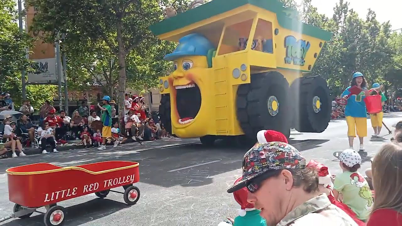 2024 Christmas pageant live off North terrace Adelaide