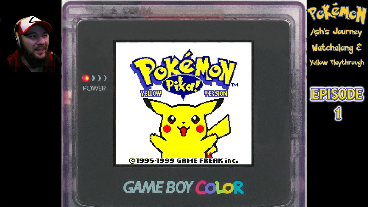 Pokemon: Ash's Journey; Watchalong & Yellow Playthrough #1