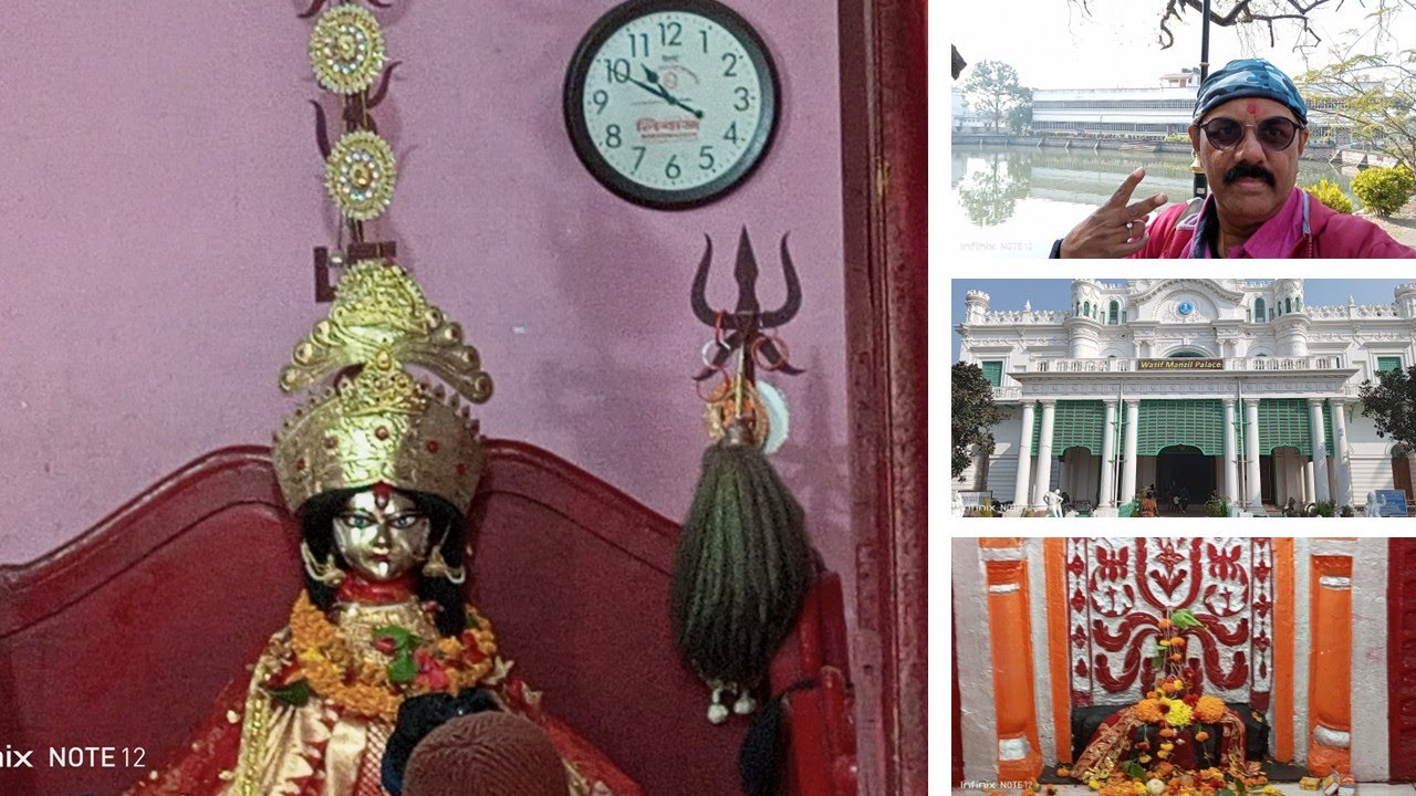 HAZARDUARI 4 Kiriteshwari Temple: Divine Shakti Peeth & Wasif Manzil Palace:Riverside Royal Retreat.