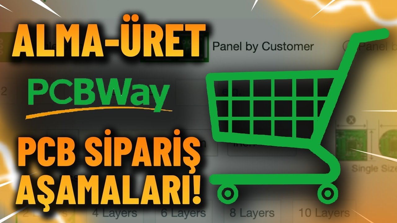 Alma Üret | Sıfırdan Üretime PCB Sipariş Aşamaları | PCBWay Devre Kartı Üretimi | STM32 NRF24