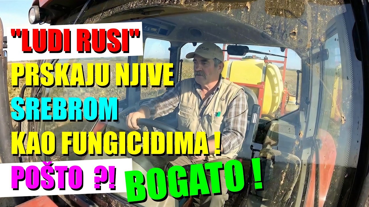 ŠОК ! SREBRO KAO FUNGICID - ovo mogu samo LUDI RUSI  - BOGATO , ali radi , čini čuda - TONA više !