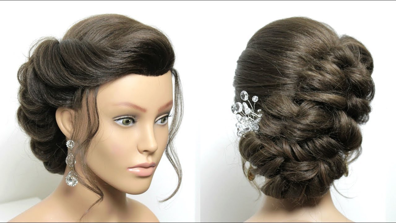 Beautiful Side Wedding Hairstyle For Long Hair