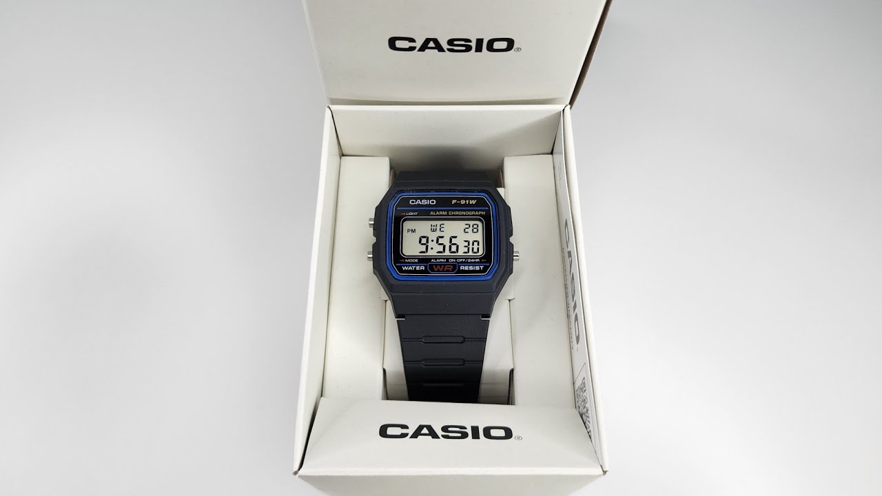 Casio F91W &mdash; распаковка и первые впечатления