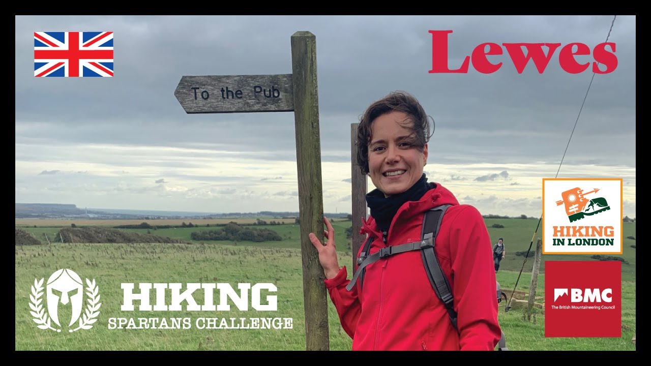 Lewes Circular via Glynde South Downs Way | 4K | 🇬🇧 Hiking UK | England