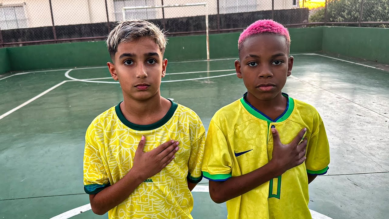 Lukinha e Heitorzinho deram AULA nesse jogo! O primeiro 2x2 de Lukinha e Heitorzinho