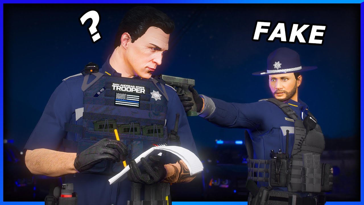GTA RP | FAKE COPS TRICK REAL COPS