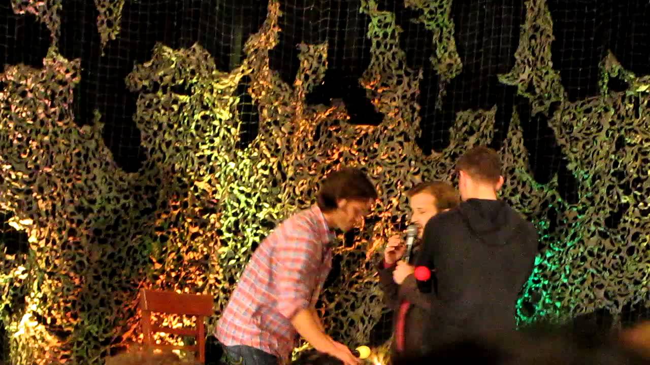 Jensen Ackles Birthday Surprise - BurCon 2012