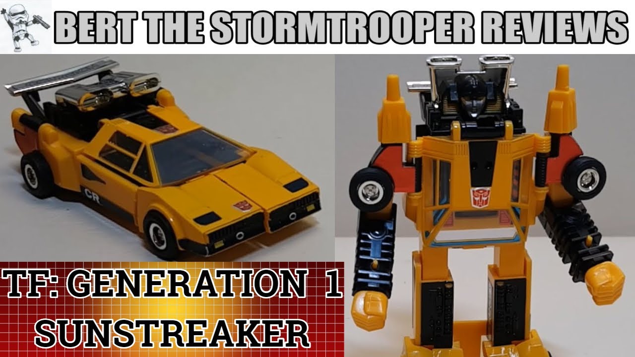 Transformers Generation 1 Sunstreaker (KO/Reissue) Review! Bert the Stormtrooper Reviews!