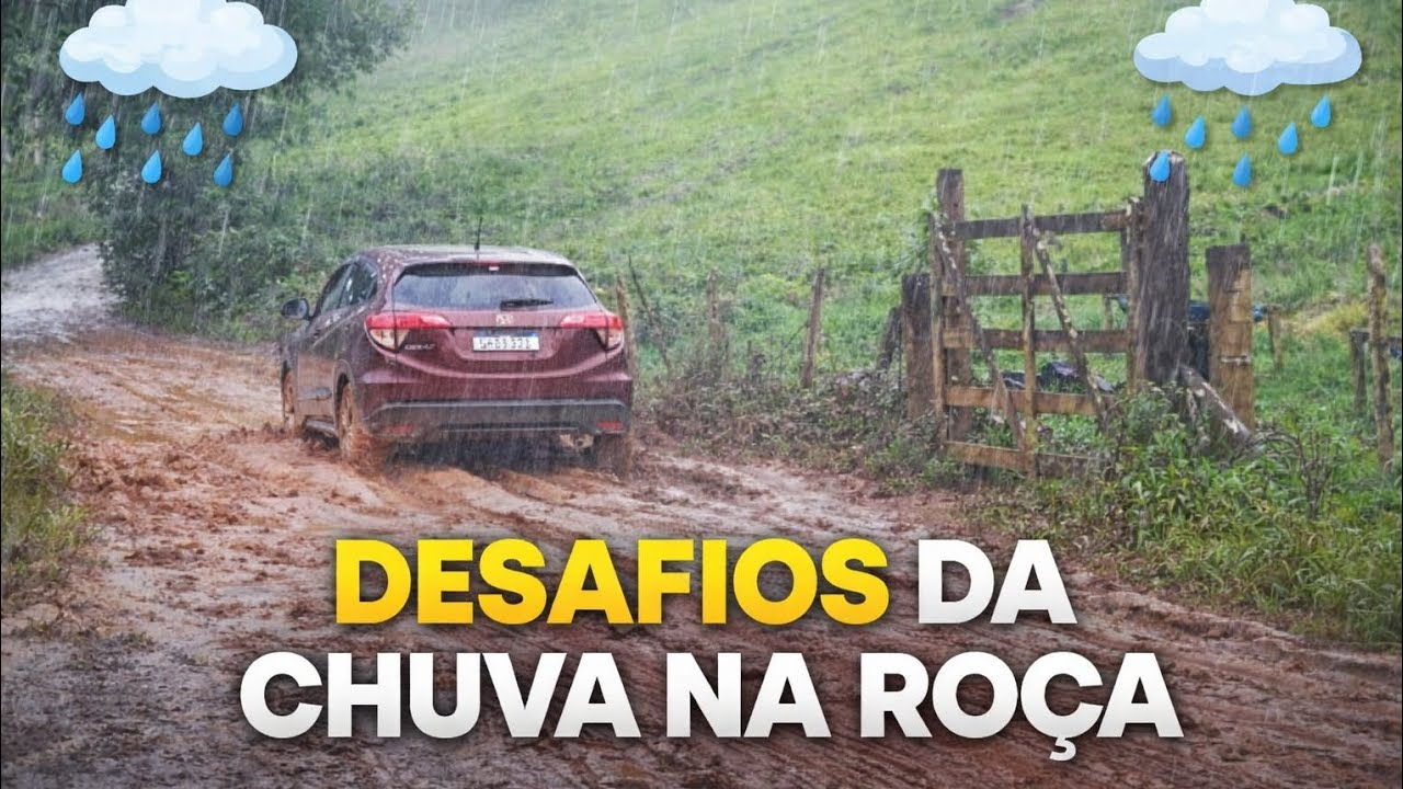 DIAS CHUVOSOS NA ROÇA, ESTRADAS INTRANSITÁVEL ,PERCAS NA LAVOURA 