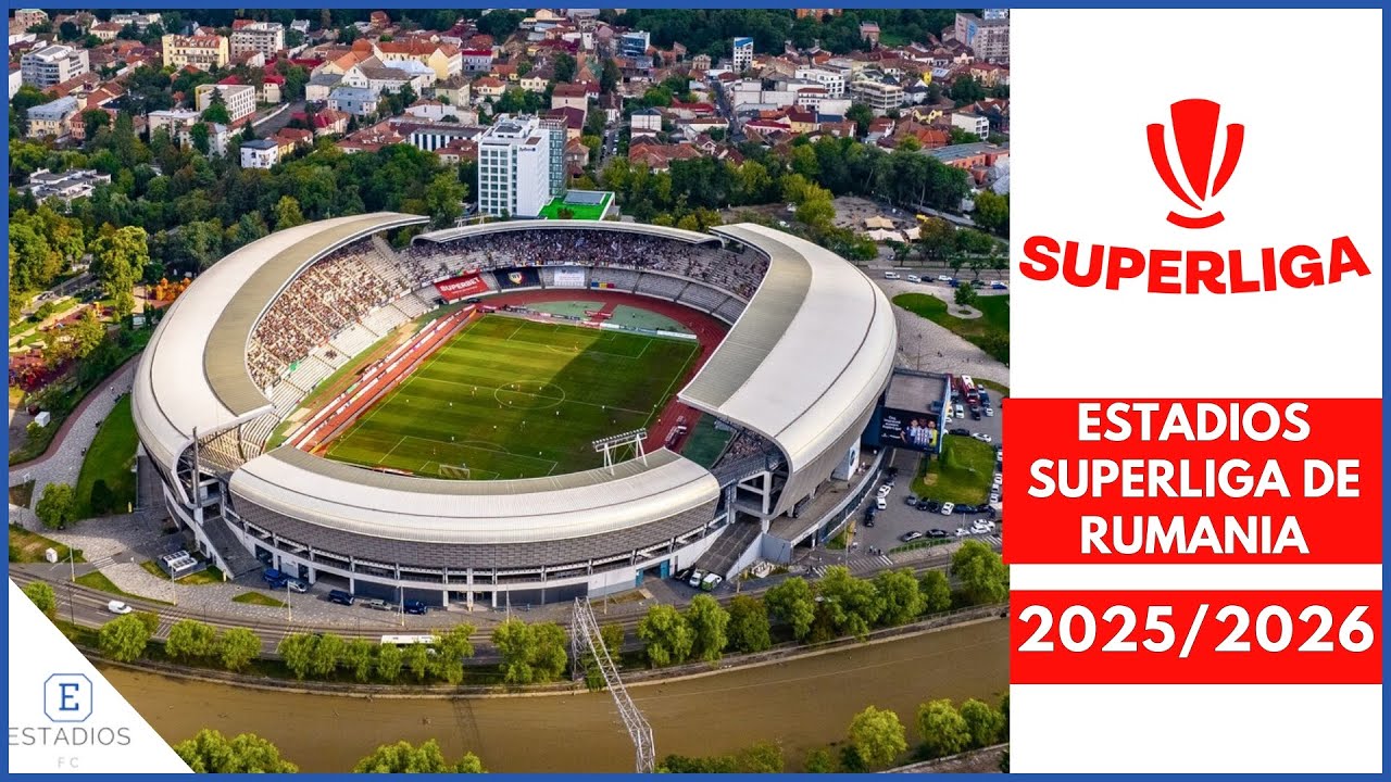 ESTADIOS DE LA SUPERLIGA DE RUMANIA 2025/2026 | Superliga României 2025 2026