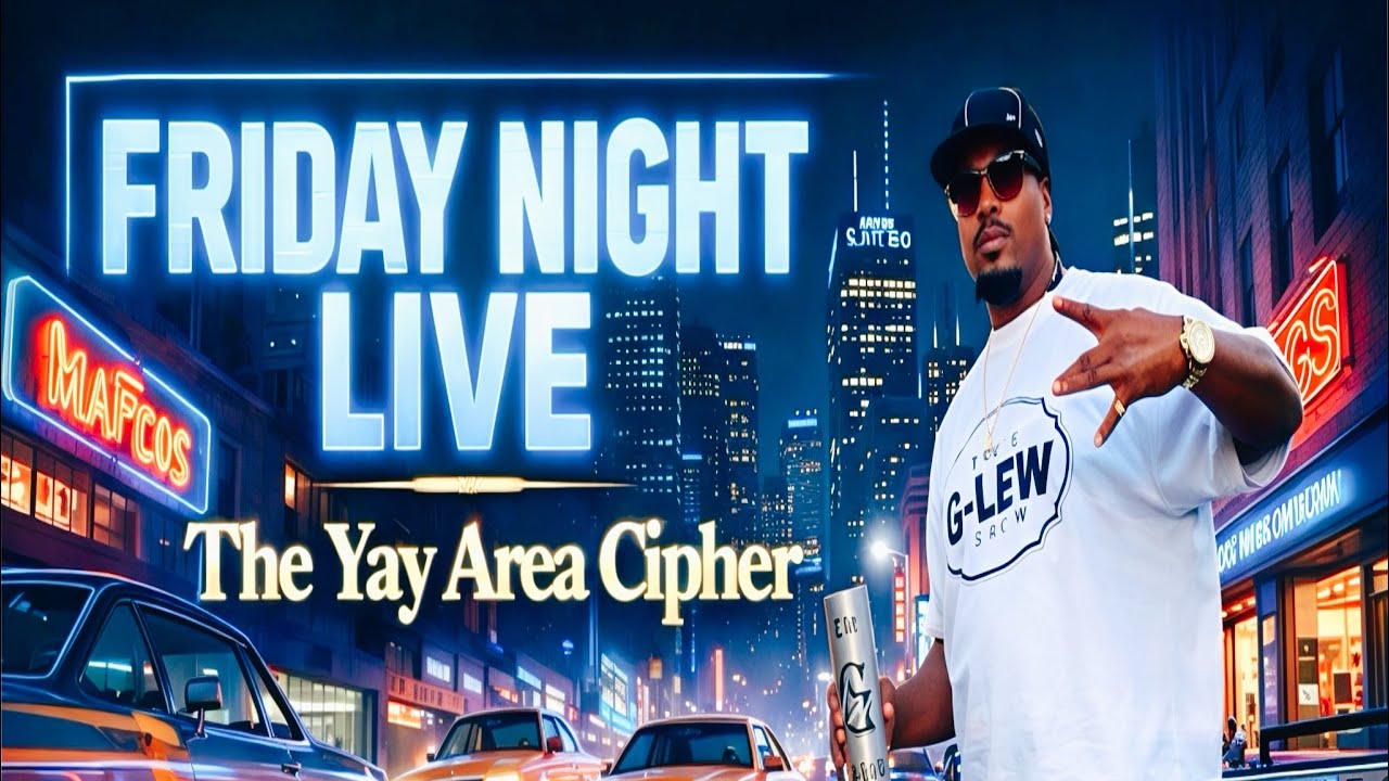Friday Night Live-Yay Area Cipher #theglewshow #yayarea #cipher #fridaynight #livemusic #hiphop 