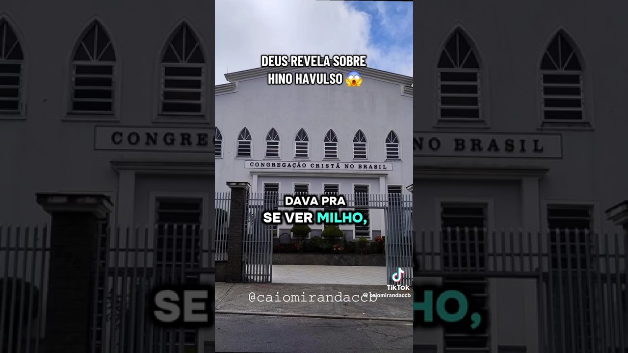 REVELAÇÃO FORTÍSSIMA SOBRE OS HINOS AVULSO CCB me de a tua opinião..