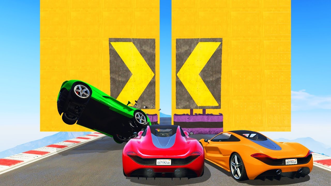 BEAT THE CLOSING GAP CHALLENGE! - GTA 5 Funny Moments