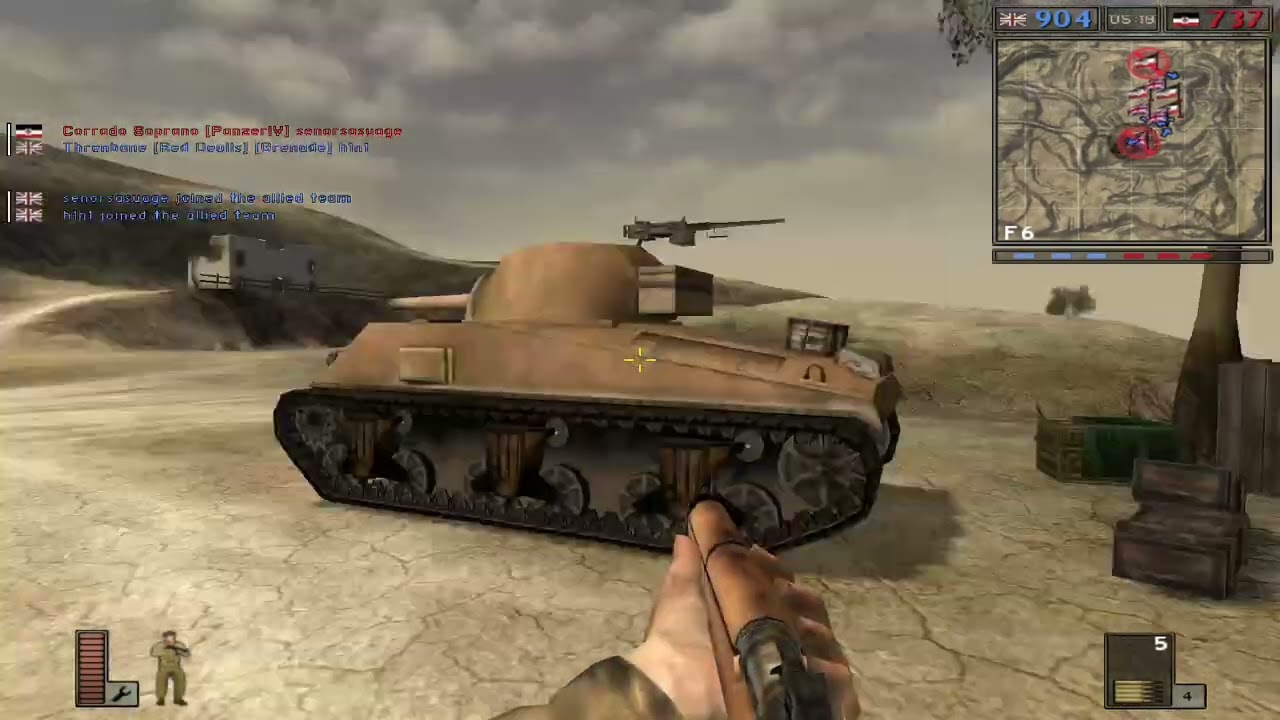 Battlefield 1942 multiplayer gameplay (Part 2)
