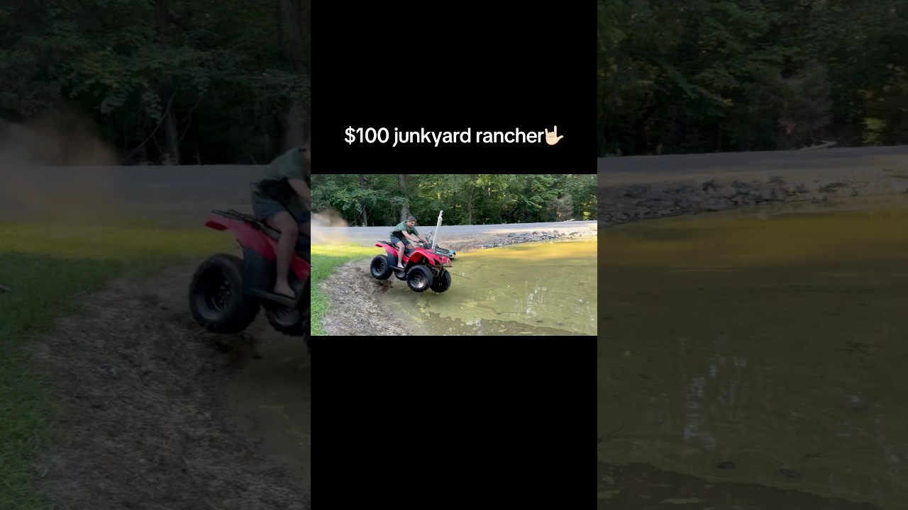 $100 fourwheeler🤔🤔 #honda #atv #cheap #marketplace #fail