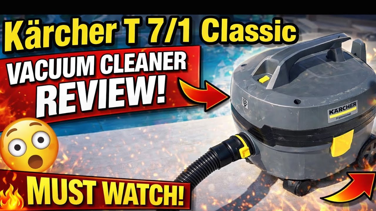 Kärcher Dry vacuum cleaner T 7/1 Classic Visual Review Vacuum Cleaner Real Life Hands-On Usage