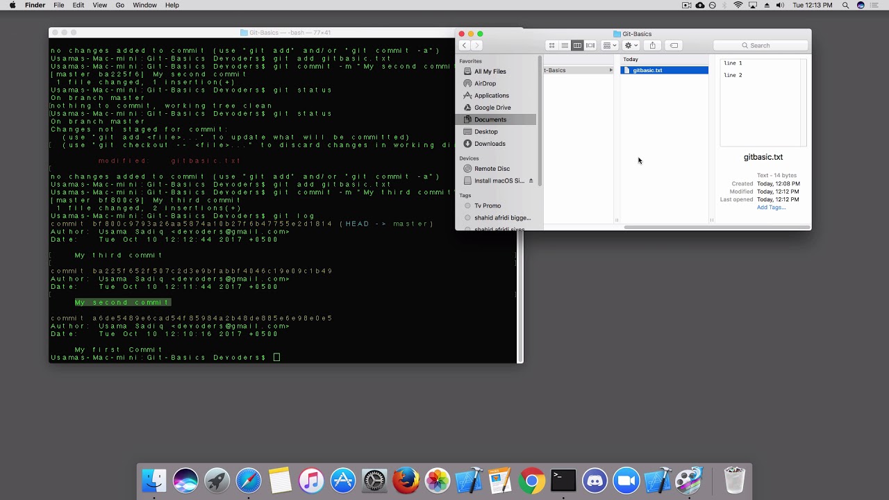 Git Basics (add commit checkout status log commands) in Urdu (Ep 2)