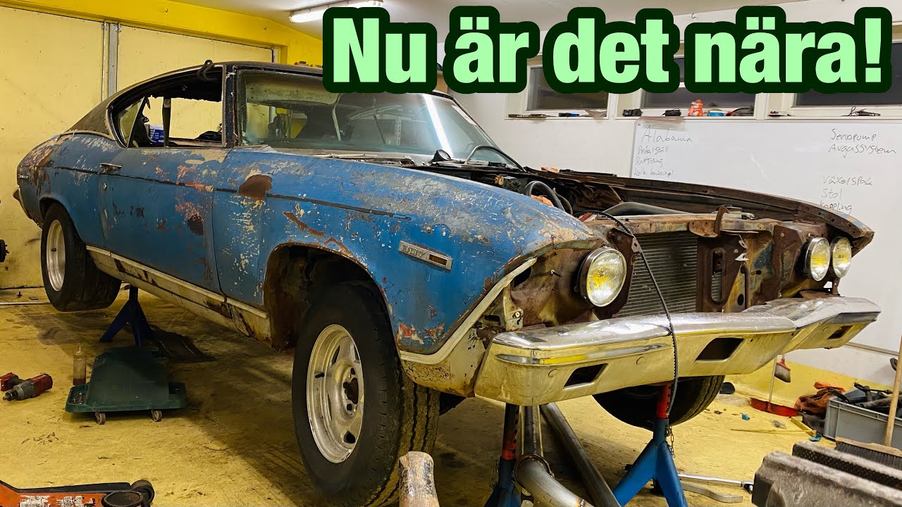 Slutspurten mot att få Chevellen körbar.