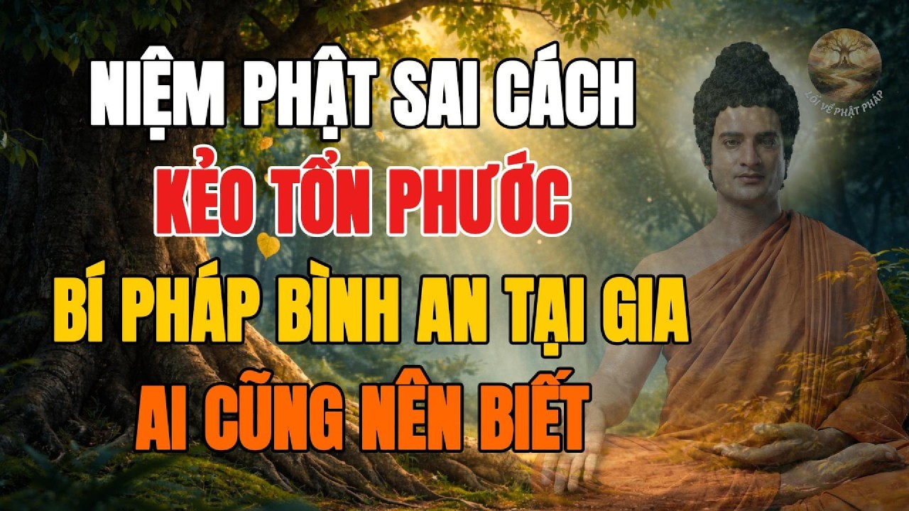 Niệm Phật Sai Cách Kẻo Tổn Phước, Bí Pháp Bình An Tại Gia ai cũng nên Biết.