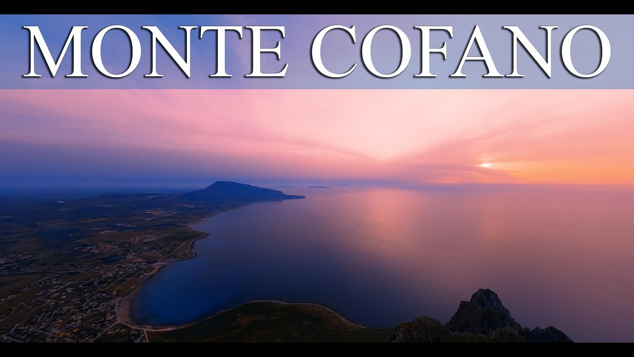 The Best of West Sicily Sunsets - Erice and Egadi Islands from top of Cofano Mountain