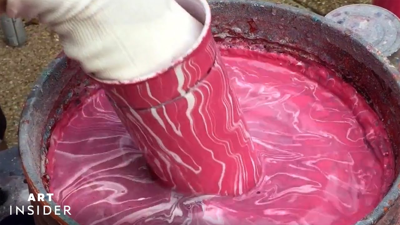 This Artist Uses Hydro Dipping To Create Custom Designs On Anything