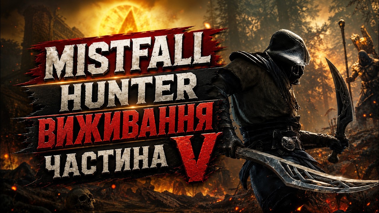 UA 💙💛 Mistfall Hunter Виживання Частина V | Stelsio | 2026 08 05