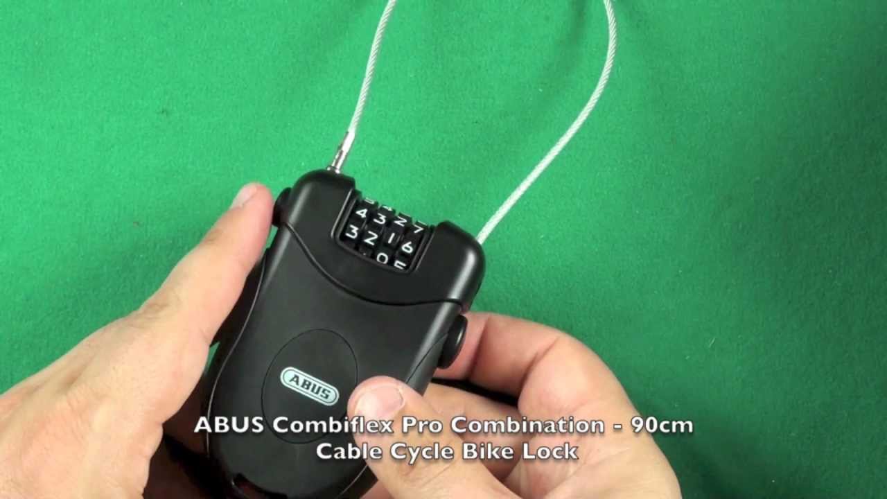 ABUS Bike  Combiflex Pro Combination Cable Cycle Bike Lock - 90cm lucchetto cavo in acciaio