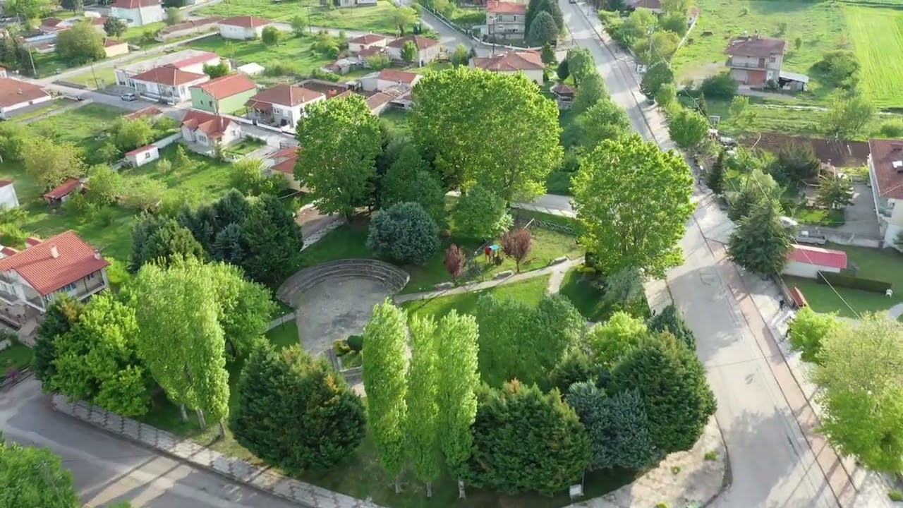 Μαυροδενδρι Κοζανης από drone
