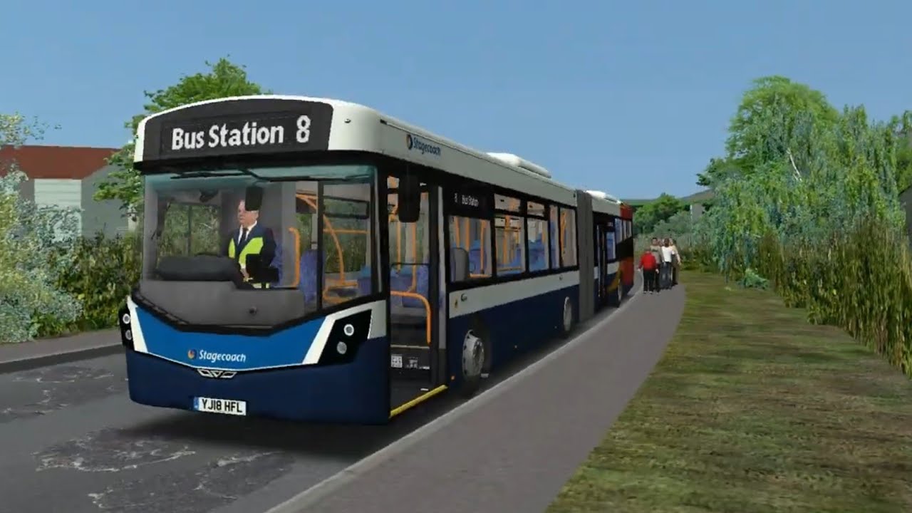 OMSI 2 | Scunthorpe 2020 | Masterbus Veiling (Wright Eclipse 3 Volvo B8RLEA) | Route 8