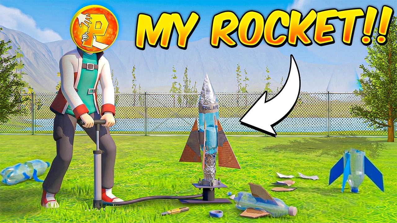 I Crafted My Own ROCKET In This Game!