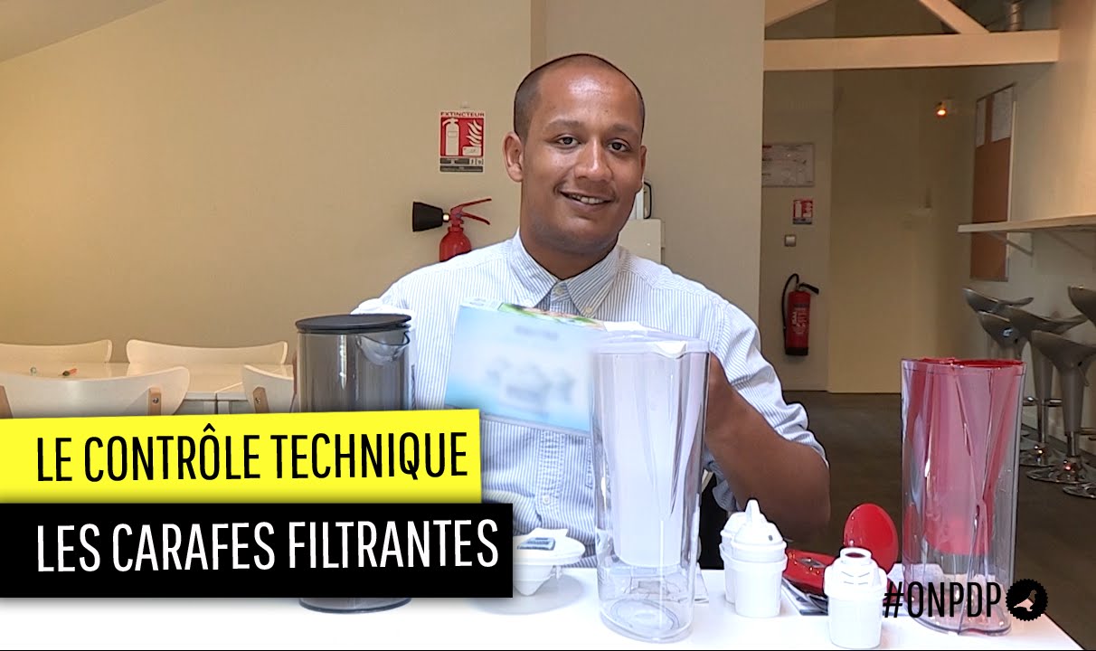 Contrôle technique : les carafes filtrantes
