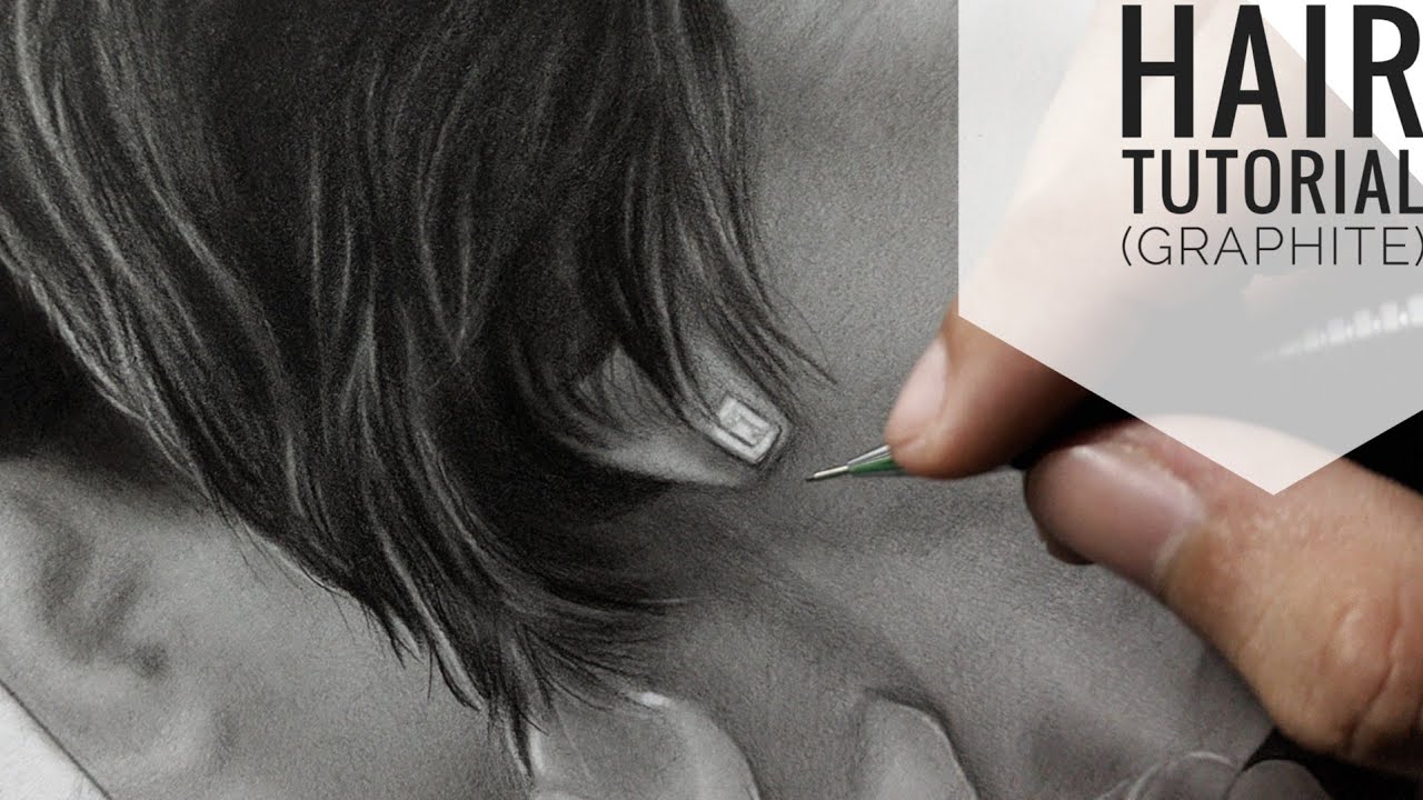 How to Draw Hair (Graphite) | PaulArTv