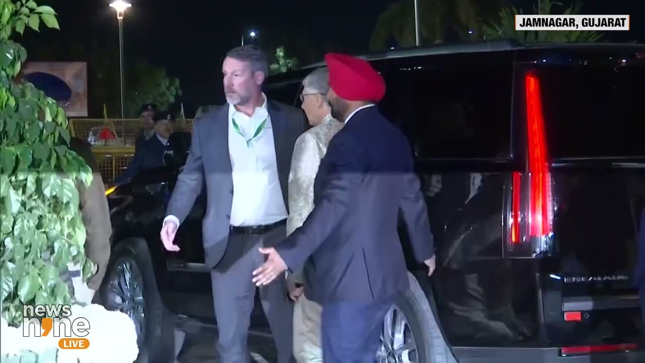 Bill Gates Departs from Jamnagar After Attending Mega Pre-Wedding Bash of Anant-Radhika | News9