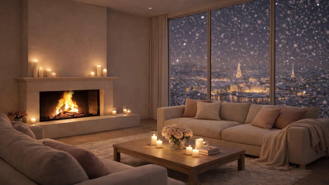 Cozy Rainy Jazz Night 🌙 Gentle Piano Sleep Ambience