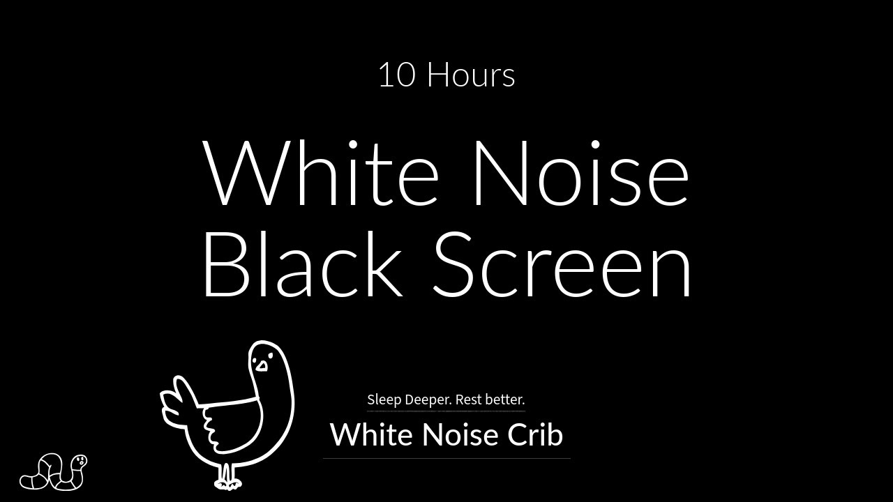 White Noise for Supporting Infant Sleep Stability | 10 Hours | No Ads | Black Screen
