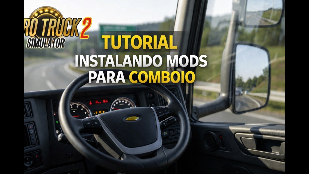 Tutorial de Mods para comboio ETS2 2026 #ets2mods  #eurotrucksimulator2 #ets2