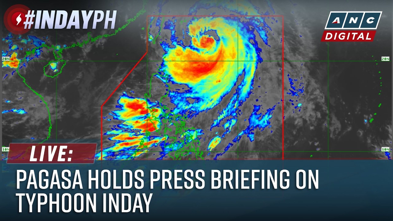 LIVE: PAGASA Press Briefing on Typhoon #IndayPH | 5:00 PM Weather Update (July 10, 2026)