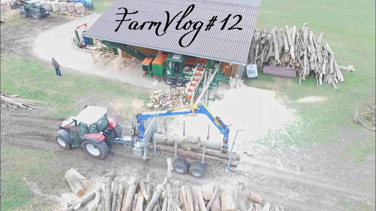 FarmVlog#12 | ForstVlog#1 | Posch Spaltfix K650 im Einsatz | Brennholzerzeugung wie Profis!
