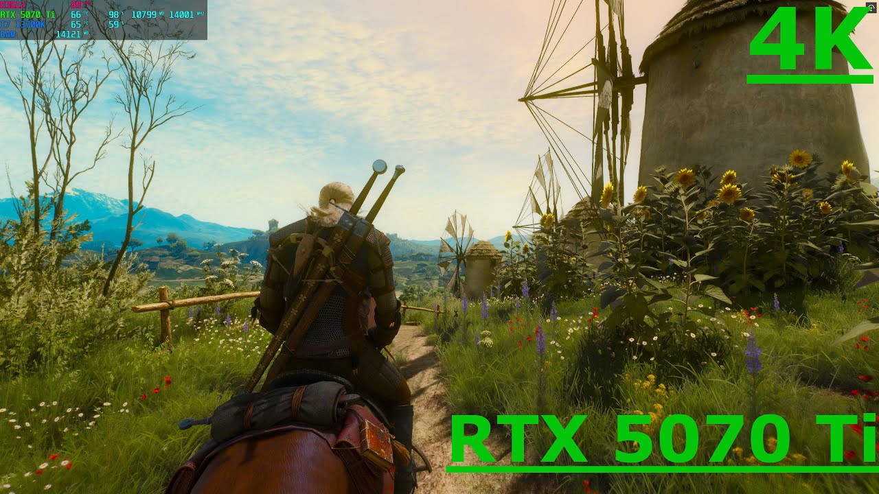 The Witcher 3 - NEXT GEN - 4K - ULTRA+ - RTX 5070 Ti & i7 13700K - MAX SETTINGS - 60 FPS