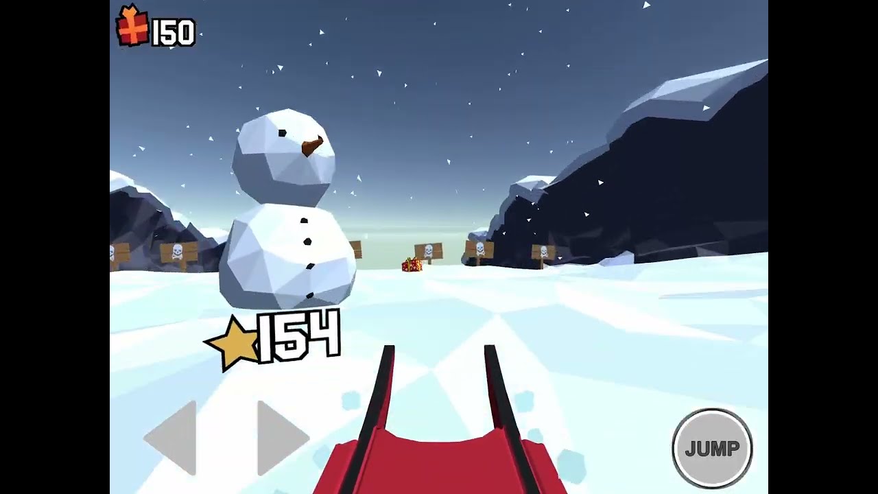 Really good score on snowrider 3d