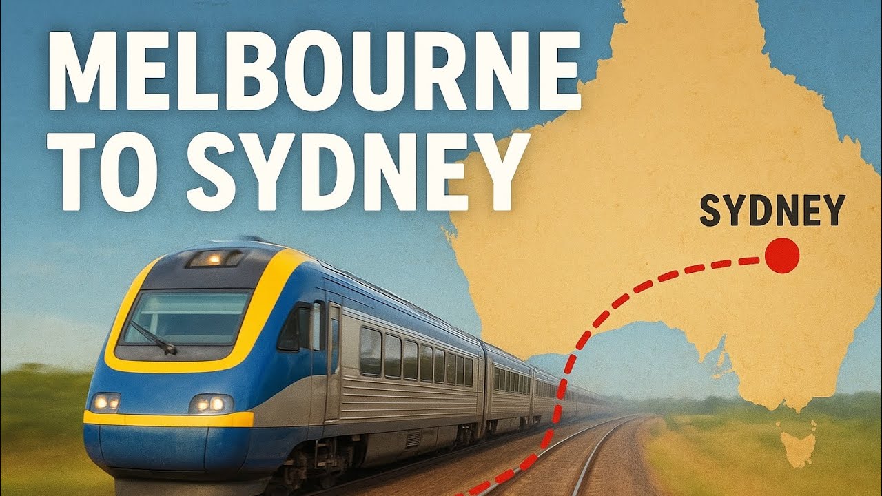 Australia by Rail: Scenic Train Ride from Melbourne to Sydney 🇦🇺