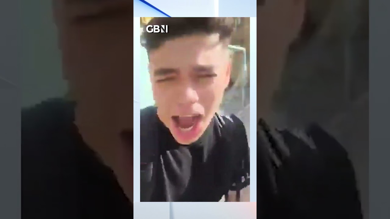 Iran schoolboy screams 
