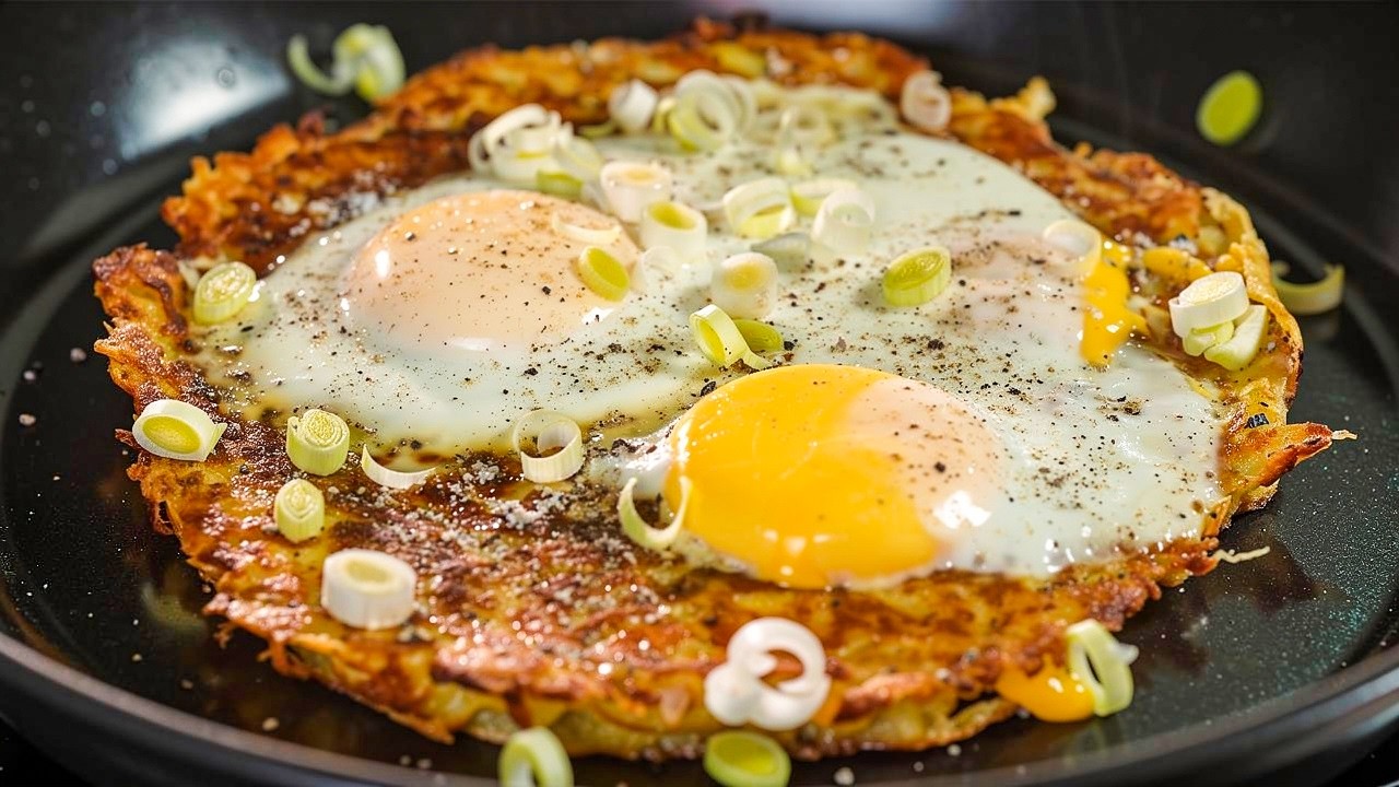Easy Potato and Egg Breakfast | 1 Potato 3 Eggs Recipe