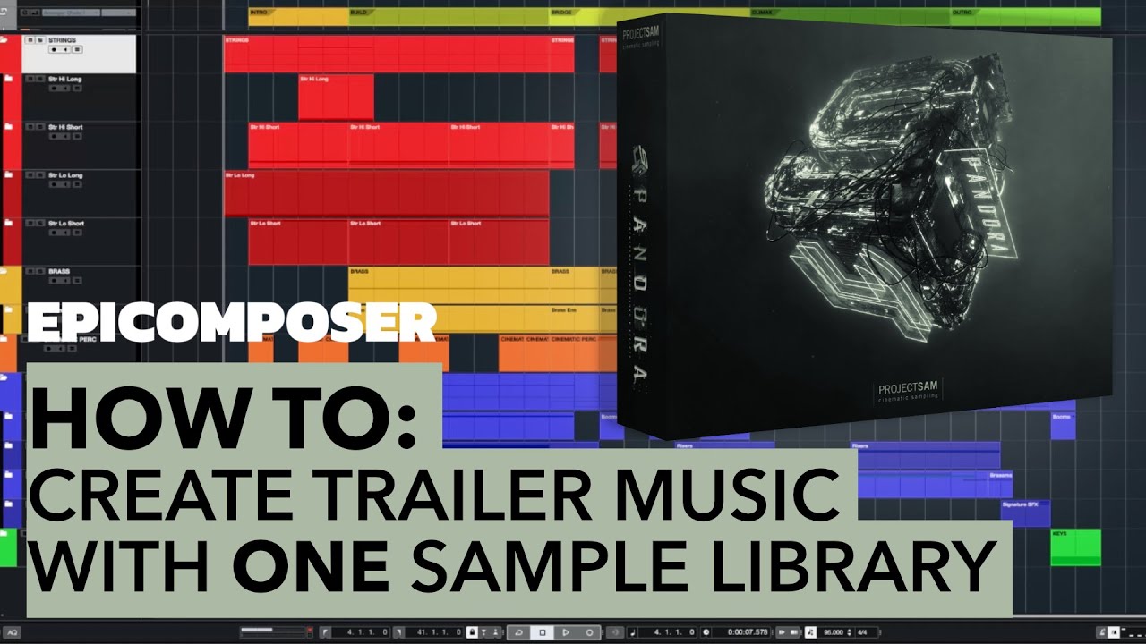 Creating Epic Trailer Music With ONE Sample Library Only (Symphobia 4: Pandora)