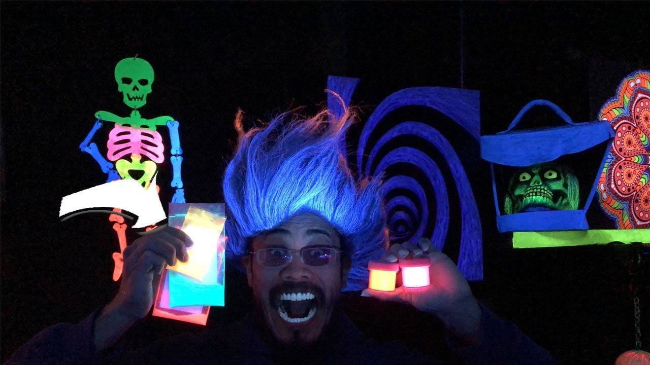 HOW TO Make Glow In The Dark Paint At Home