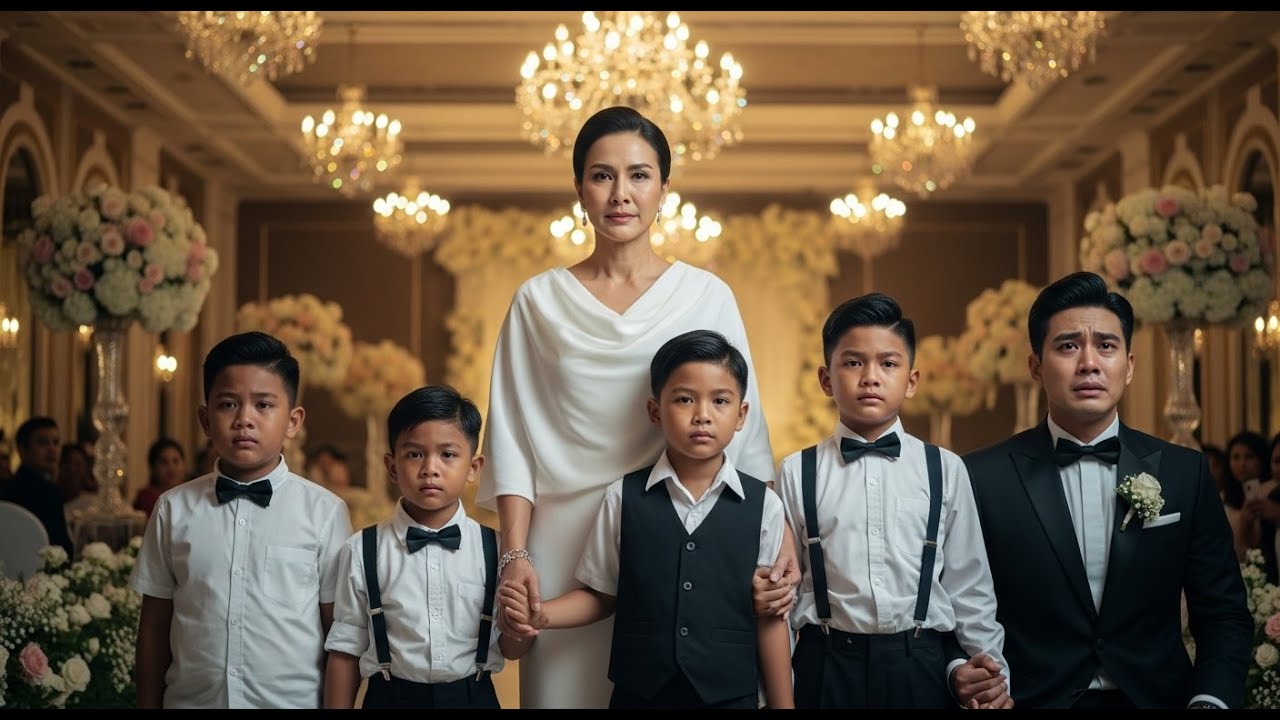 เชิญภรรยาเก่ามางานแต่งเพื่อดูถูก — แต่มหาเศรษฐีถึงกับร้องไห้เมื่อเธอมาพร้อมลูกสามคน!